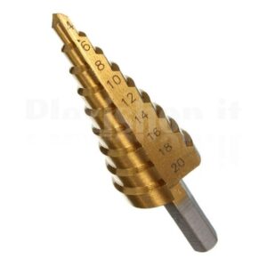 Fresa conica a Gradini da 4 a 20mm